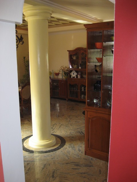 Detail of dining room column